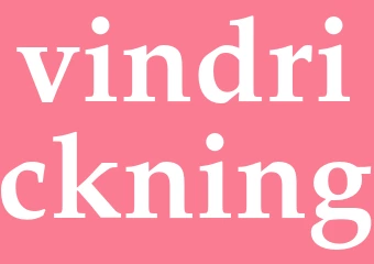 Synonym vindrickning