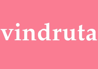 Synonym vindruta