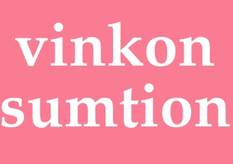 Synonym vinkonsumtion