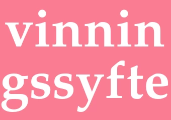 Synonym vinningssyfte