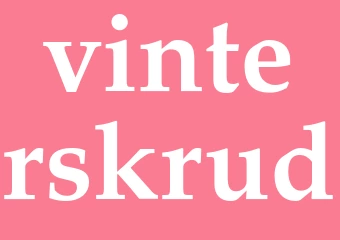 Synonym vinterskrud
