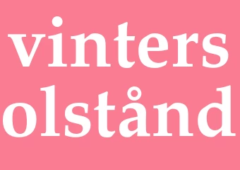 Synonym vintersolstånd
