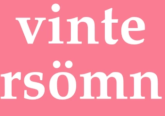 Synonym vintersömn