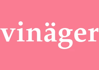 Synonym vinäger