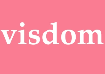 Synonym visdom