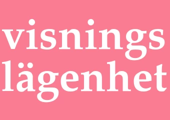 Synonym visningslägenhet