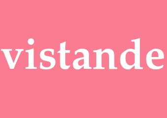 Synonym vistande