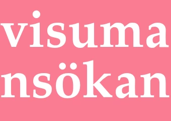 Synonym visumansökan