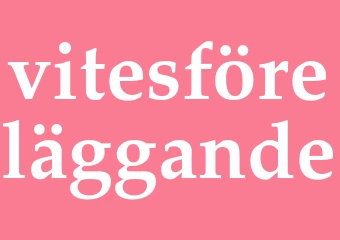 Synonym vitesföreläggande