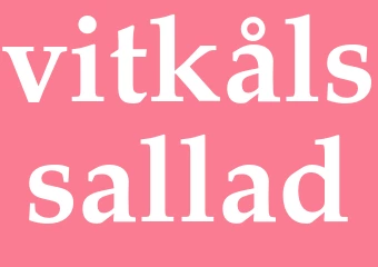 Synonym vitkålssallad