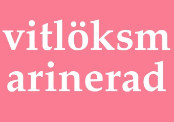 Synonym vitlöksmarinerad