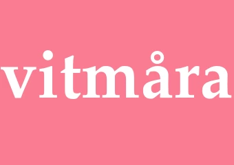 Synonym vitmåra