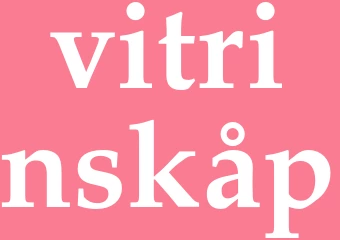 Synonym vitrinskåp