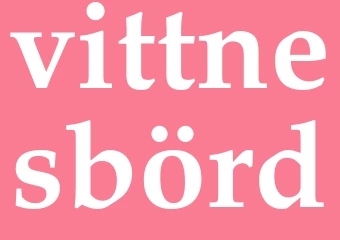 Synonym vittnesbörd