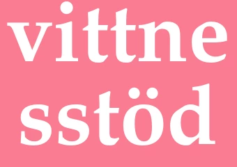 Synonym vittnesstöd