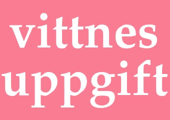 Synonym vittnesuppgift