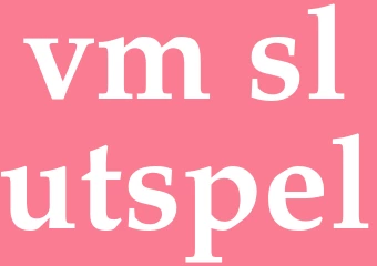 Synonym vm-slutspel