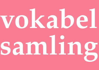 Synonym vokabelsamling