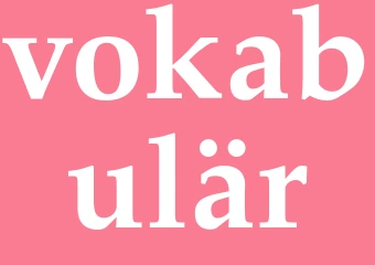 Synonym vokabulär