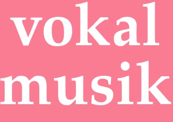 Synonym vokalmusik