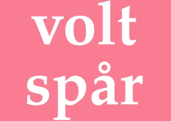 Synonym voltspår