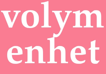 Synonym volymenhet