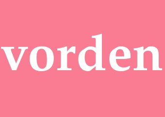 Synonym vorden