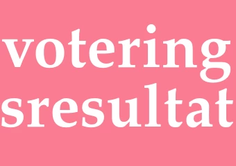 Synonym voteringsresultat