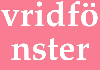 Synonym vridfönster
