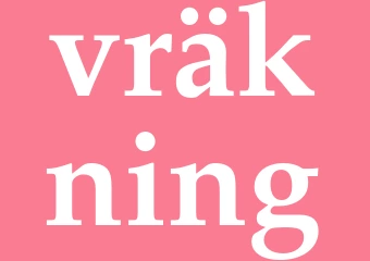 Synonym vräkning