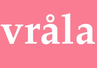 Synonym vråla