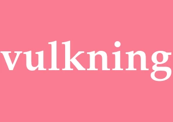 Synonym vulkning