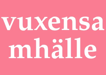 Synonym vuxensamhälle