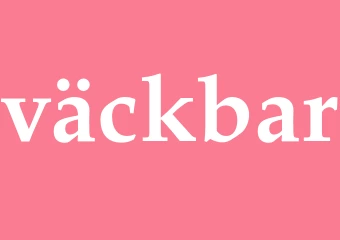 Synonym väckbar