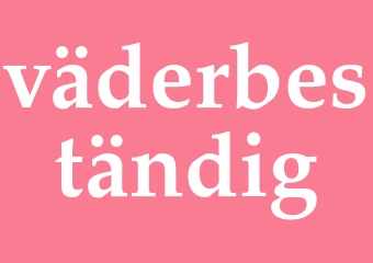 Synonym väderbeständig
