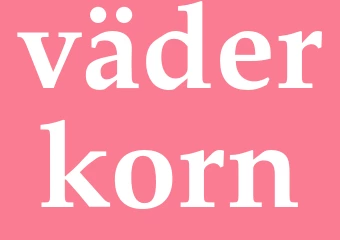 Synonym väderkorn