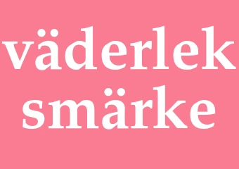Synonym väderleksmärke
