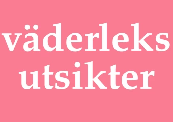 Synonym väderleksutsikter