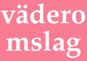Synonym väderomslag
