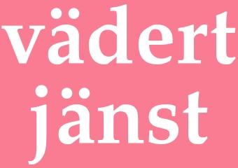 Synonym vädertjänst