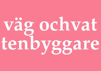 Synonym väg-ochvattenbyggare