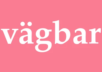 Synonym vägbar