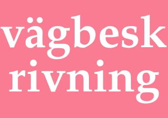 Synonym vägbeskrivning