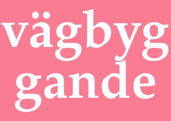Synonym vägbyggande