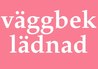 Synonym väggbeklädnad