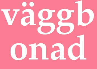 Synonym väggbonad
