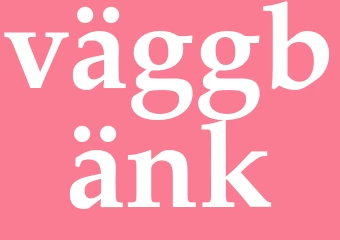 Synonym väggbänk