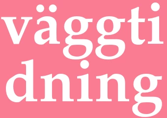 Synonym väggtidning