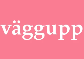 Synonym väggupp