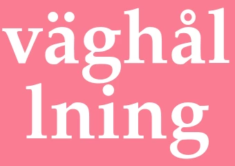 Synonym väghållning